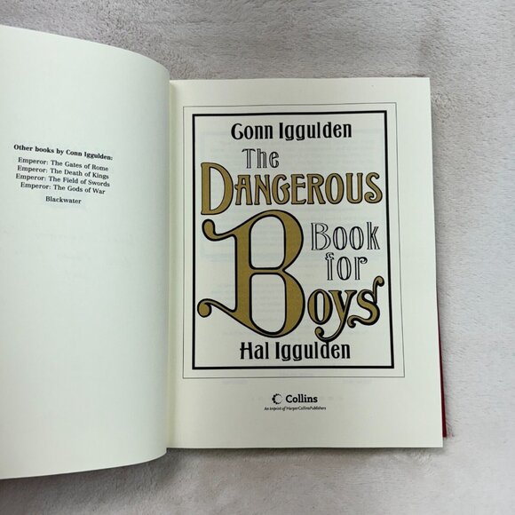 The Dangerous Book for Boys by Hal Iggulden Hardcover Book - Picture 3 of 6